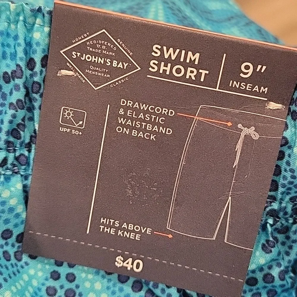 St John's Bay, mens swin short,S